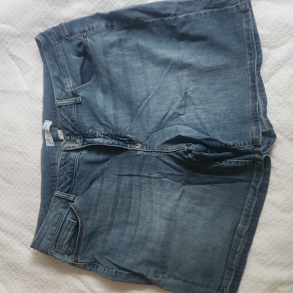 Lane Bryant stretchy jean shorts